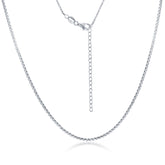 Sterling Silver Bezel-set Larimar Teardrop Necklace